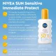 Spray Nivea Sun SPF50+ Sensitive pentru protectie solara, alergie la soare * 200 ml