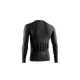 Tricou cu mânecă lungă și fermoar, Lurbel Titan Pro, gri închis-roșu