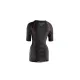 Tricou termic femei, Lurbel Cristallo, gri închis-fuchsia